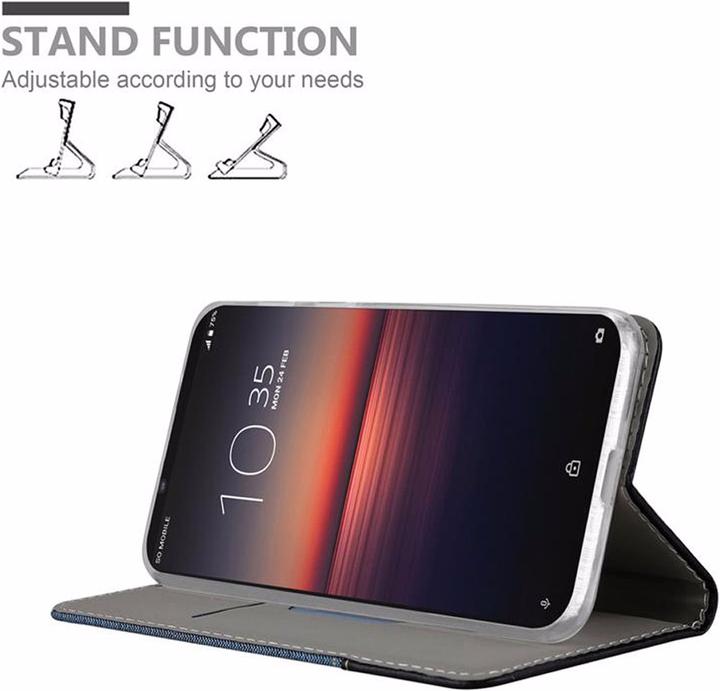 Actual product image Cadorabo Book Jeans Optics Cover (Sony Xperia 1 II)