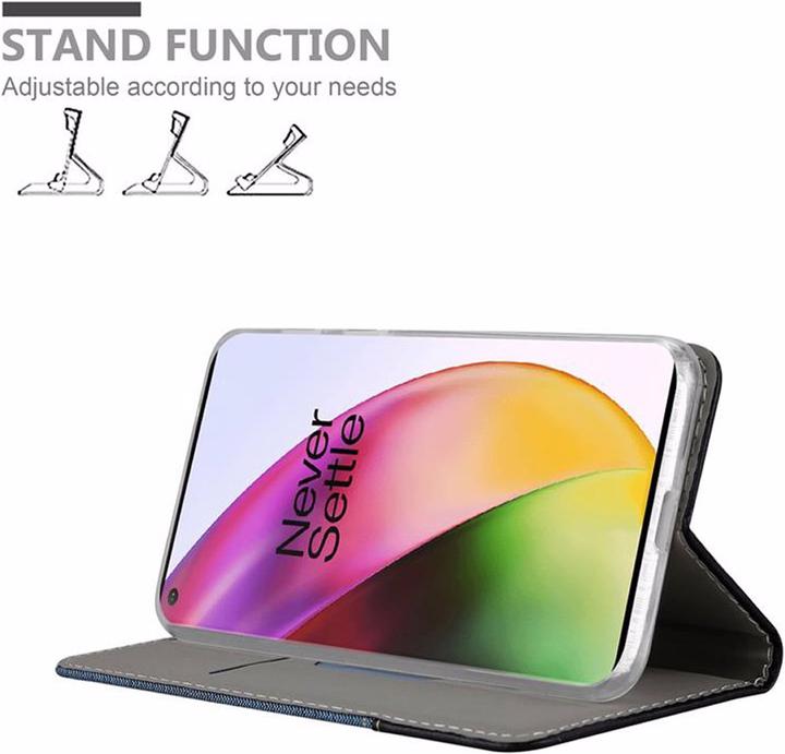 Actual product image Cadorabo Book Jeans Optics Cover (Oneplus 8)