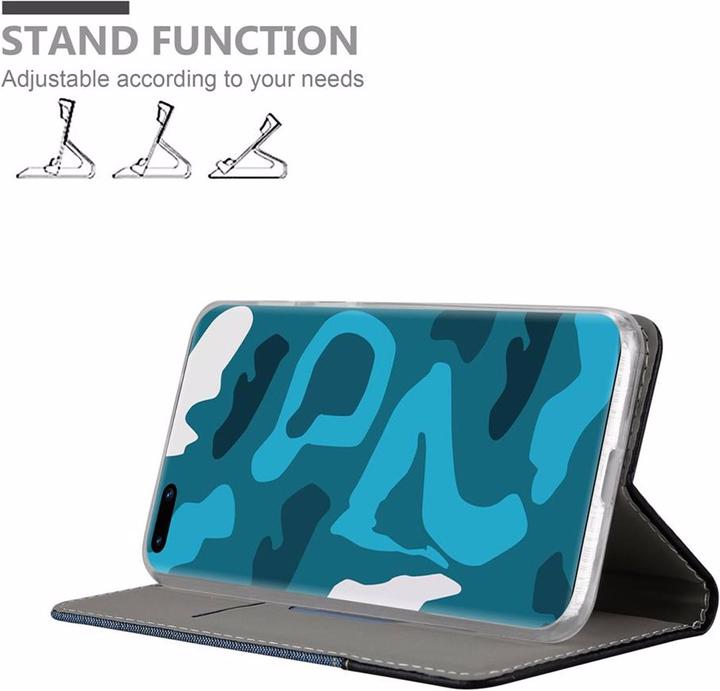 Actual product image Cadorabo Book Jeans Optics Cover (Huawei P40 Pro+)