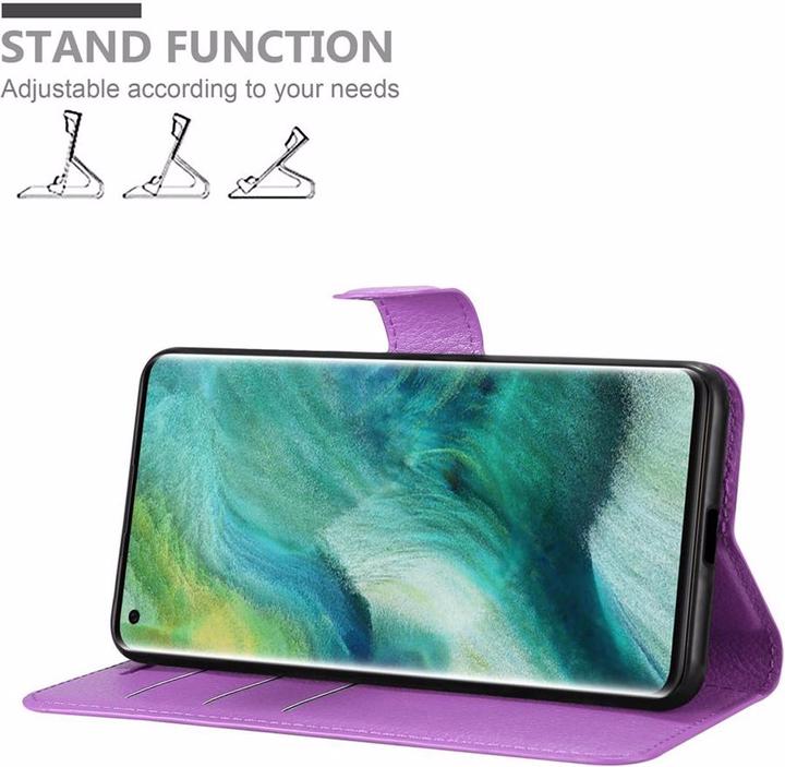 Produktbild Cadorabo Book mit Standfunktion Cover (Oppo Find X2 Pro)