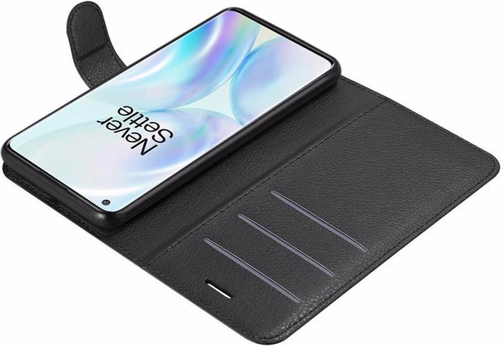 Actual product image Cadorabo Book with stand function cover (OnePlus 8 Pro)