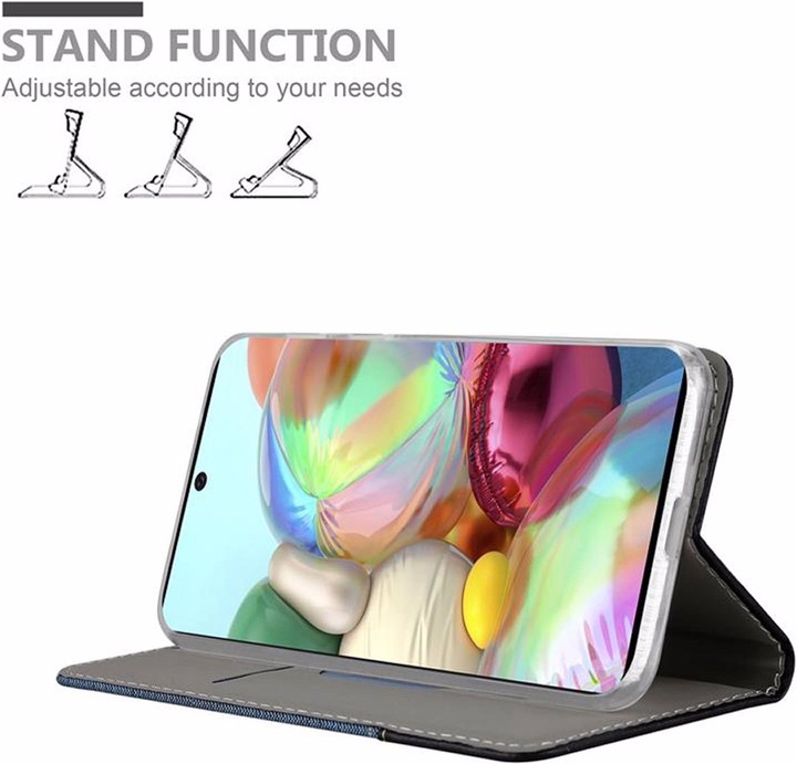 Produktbild Cadorabo Book Jeans Optik Cover (Samsung Galaxy A71 5G)