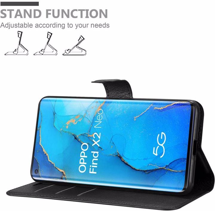 Actual product image Cadorabo Book with stand function cover (Oppo Find X2 Neo)