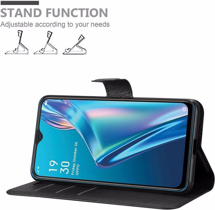 Actual product image Cadorabo Book with stand function cover (Oppo A12)