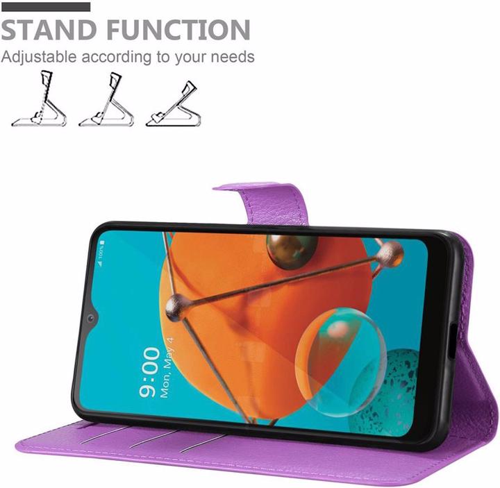 Produktbild Cadorabo Book mit Standfunktion Cover (LG KQ51)