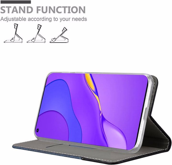 Produktbild Cadorabo Book Jeans Optik Cover (Huawei Nova 7 5G)