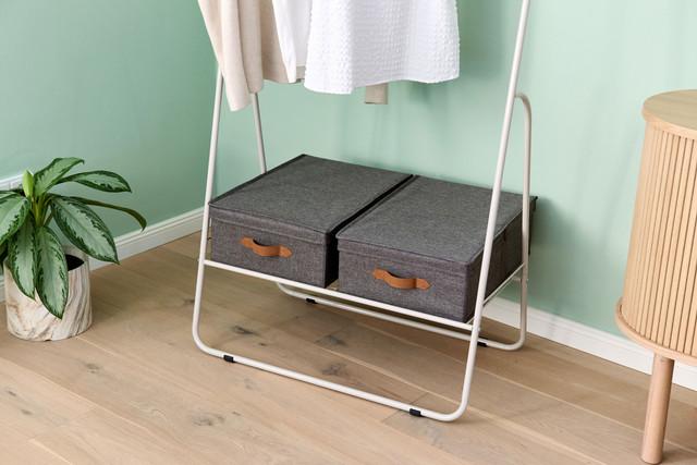 Image du produit Love it Store it Boîte à couvercle rabattable Premium, lot de 2 - Plat (33 x 50 x 16 cm, 26.50 l)
