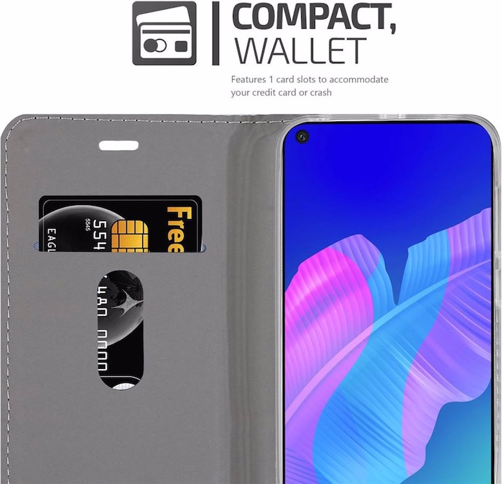 Produktbild Cadorabo Book Jeans Optik Cover (Huawei P40 Lite E)