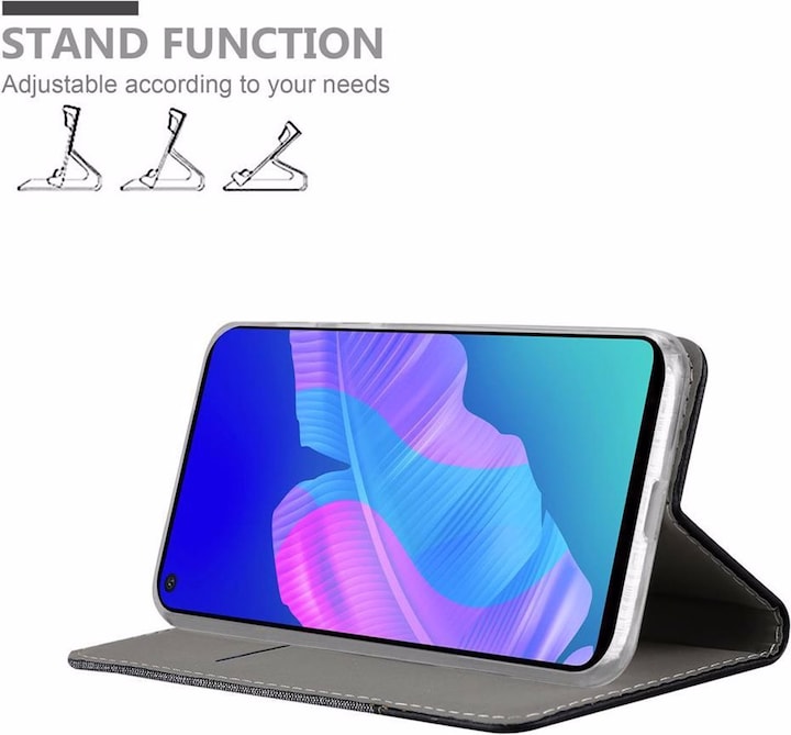 Produktbild Cadorabo Book Jeans Optik Cover (Huawei Nova 7i, Huawei P40 Lite)
