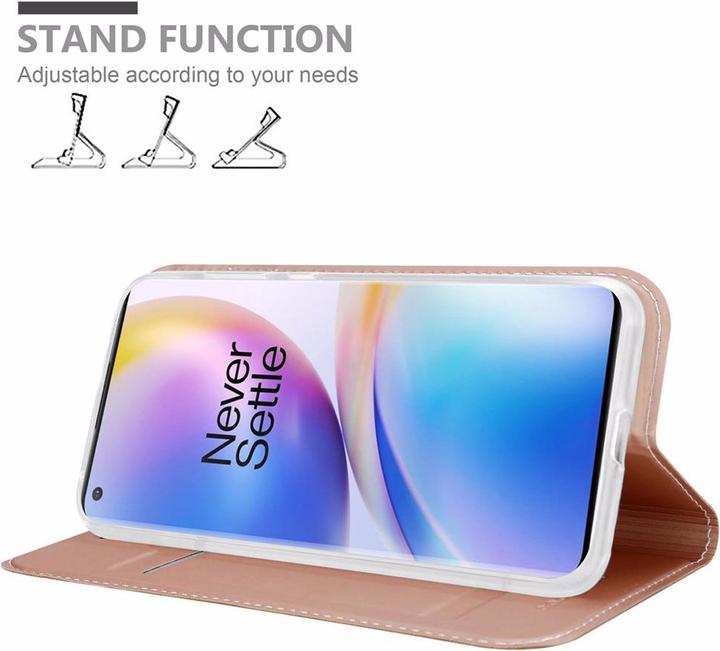 Actual product image Cadorabo Book Classy Style Cover (OnePlus 8 Pro)