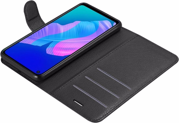 Actual product image Cadorabo Book with stand function cover (Huawei P40 Lite E)