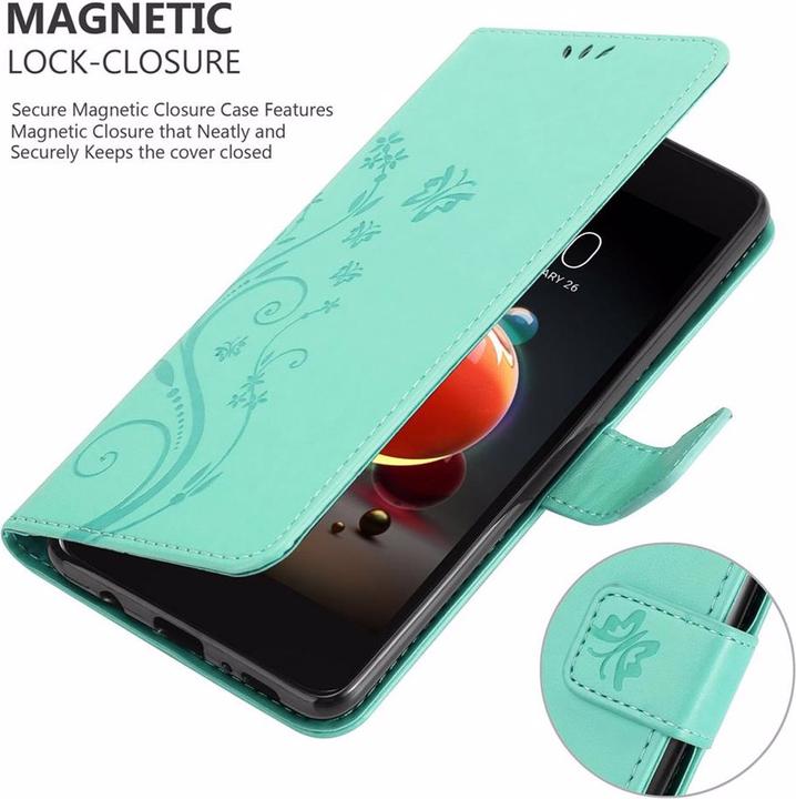 Actual product image Cadorabo Flower Book Cover (LG K8 2018)
