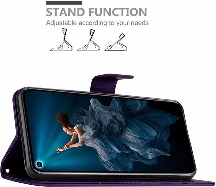 Actual product image Cadorabo Flower Book Cover (Honor 20 Pro)