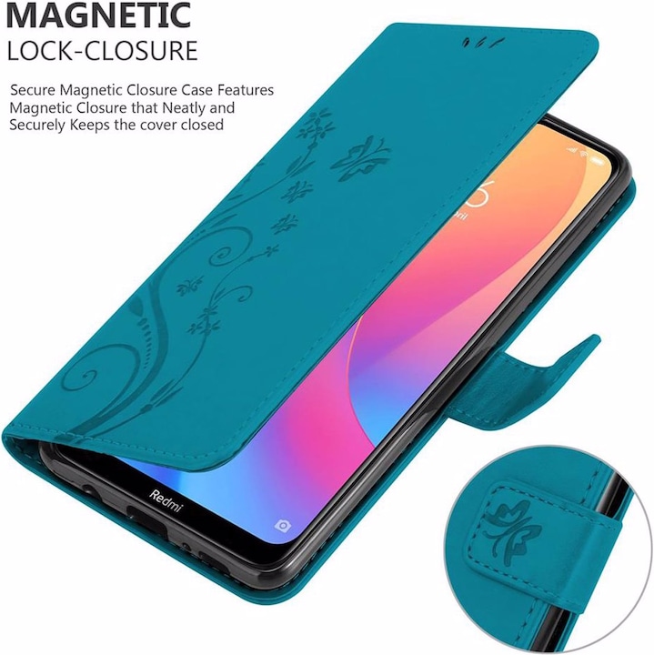 Produktbild Cadorabo Flower Book Cover (Xiaomi Redmi 8A)