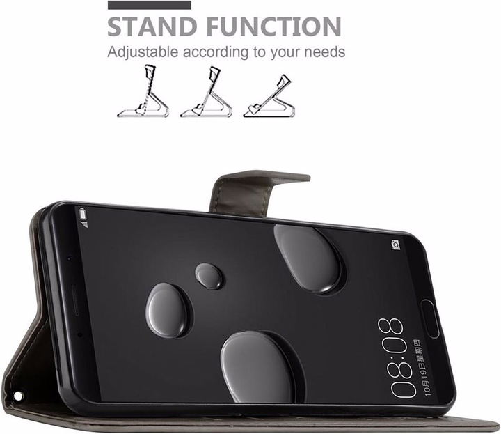 Actual product image Cadorabo Flower Book Cover (Huawei Nova 2i)