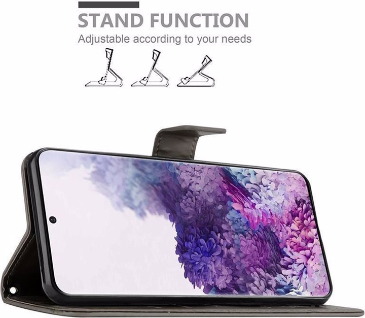 Actual product image Cadorabo Flower Book Cover (Samsung Galaxy S20)