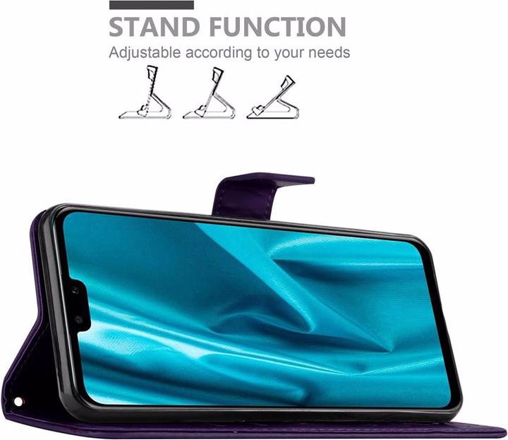 Image du produit Cadorabo Couverture du livre de fleurs (Huawei Y9 (2019))