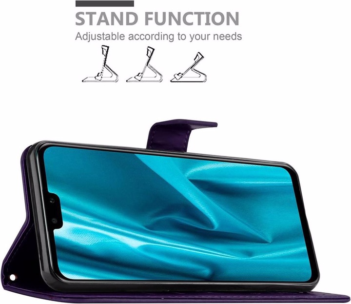 Produktbild Cadorabo Flower Book Cover (Huawei Y9 (2019))