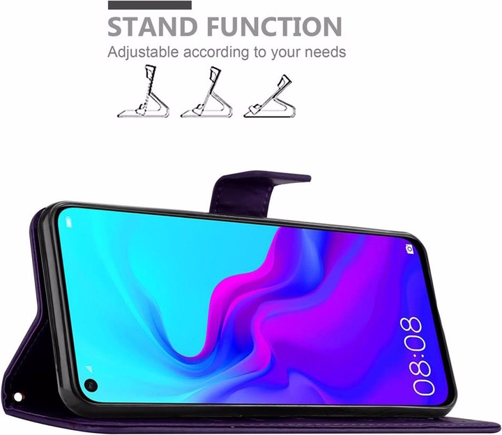 Produktbild Cadorabo Flower Book Cover (Huawei Nova 4)