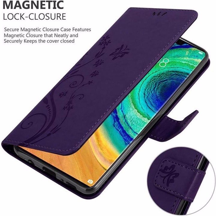 Produktbild Cadorabo Flower Book Cover (Huawei Mate 30 Pro)