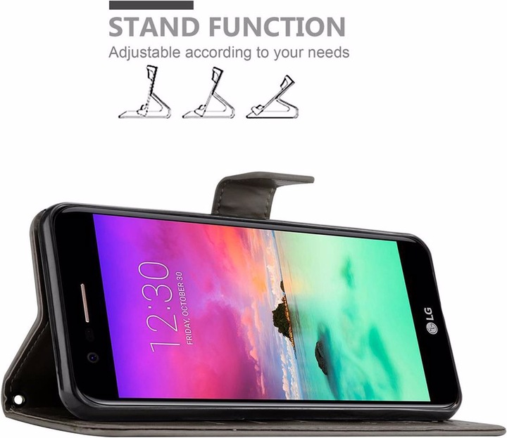 Actual product image Cadorabo Flower Book Cover (LG K10)