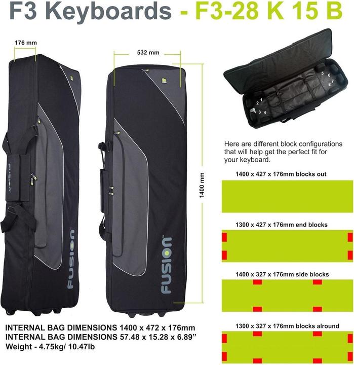 Actual product image Fusion Keyboardbag 15 (Keyboard)