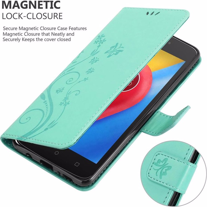 Produktbild Cadorabo Flower Book Cover (Motorola Moto C)