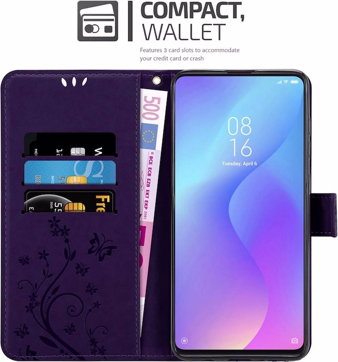 Actual product image Cadorabo Flower Book Cover (Xiaomi Redmi K20)