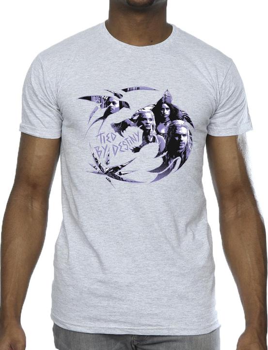 Produktbild Netflix The Witcher Wolf Logo Infill TShirt (M)