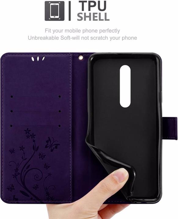 Actual product image Cadorabo Flower Book Cover (Xiaomi Redmi K20)