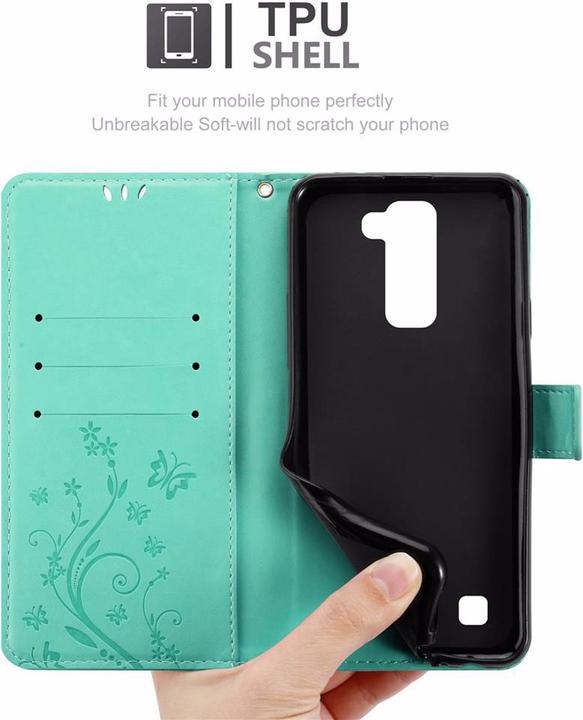 Image du produit Cadorabo Couverture du livre de fleurs (LG K7)