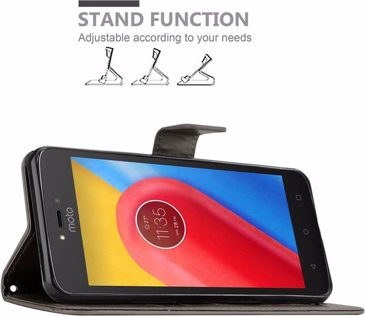 Actual product image Cadorabo Flower Book Cover (Motorola Moto C)