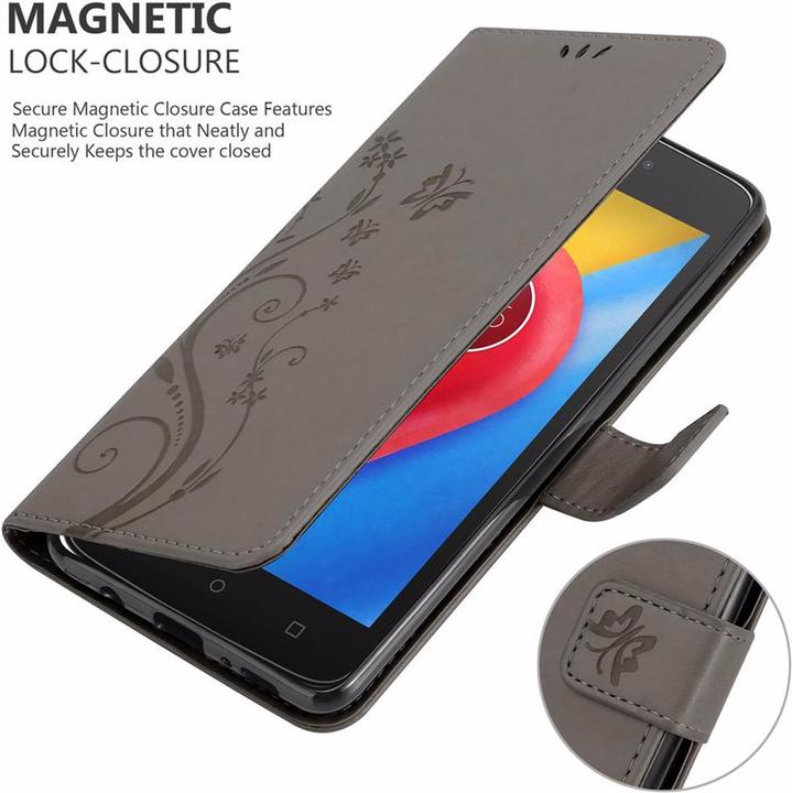 Actual product image Cadorabo Flower Book Cover (Motorola Moto C)