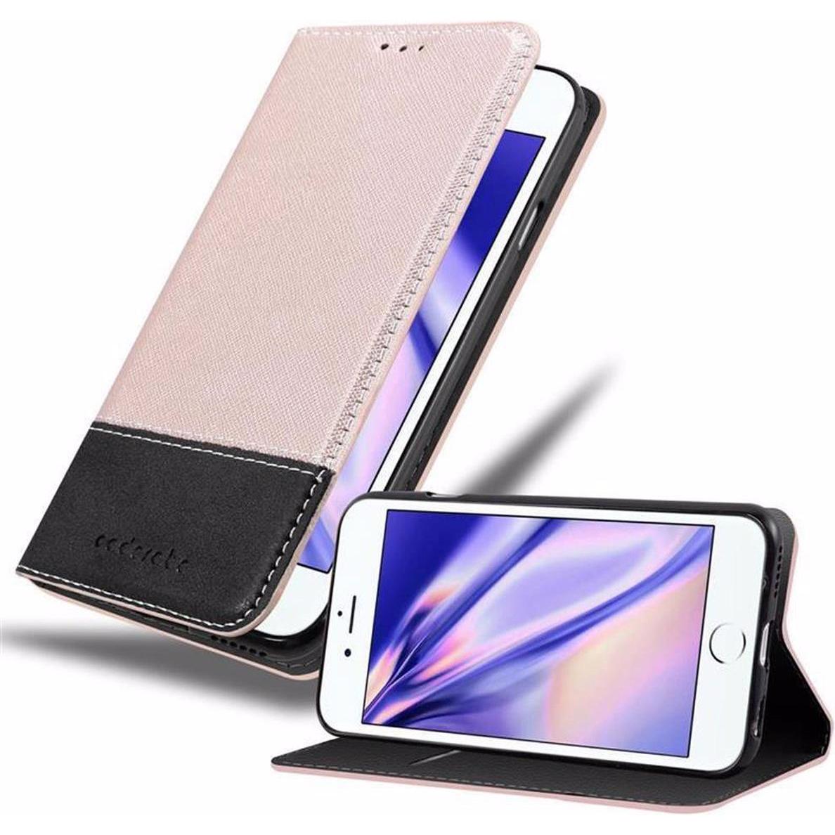 Cadorabo Book X-Wallet Cover (Apple iPhone 6), Smartphone Hülle, Rosa