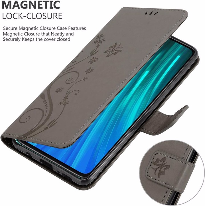 Produktbild Cadorabo Flower Book Cover (Xiaomi Redmi Note 8 Pro)