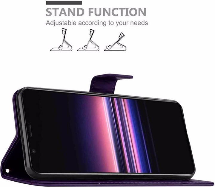Produktbild Cadorabo Flower Book Cover (Sony Xperia 5)