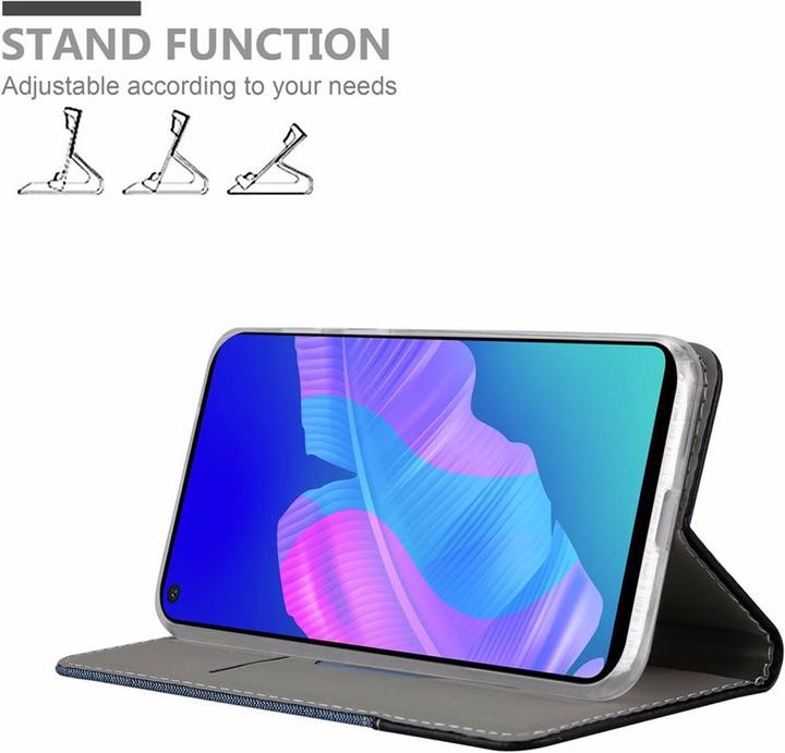 Actual product image Cadorabo Book Jeans Optics Cover (Huawei P40 Lite E)