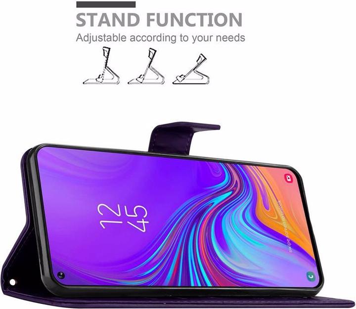 Actual product image Cadorabo Flower Book Cover (Samsung Galaxy A8s)
