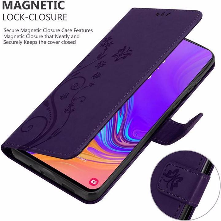 Actual product image Cadorabo Flower Book Cover (Samsung Galaxy A8s)