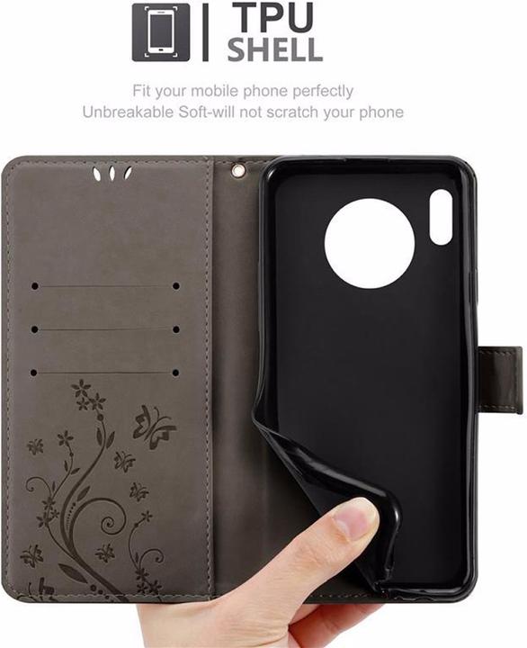 Produktbild Cadorabo Flower Book Cover (Huawei Mate 30)