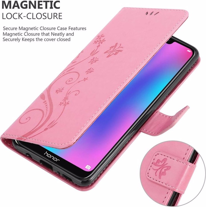 Produktbild Cadorabo Flower Book Cover (Honor 8C)