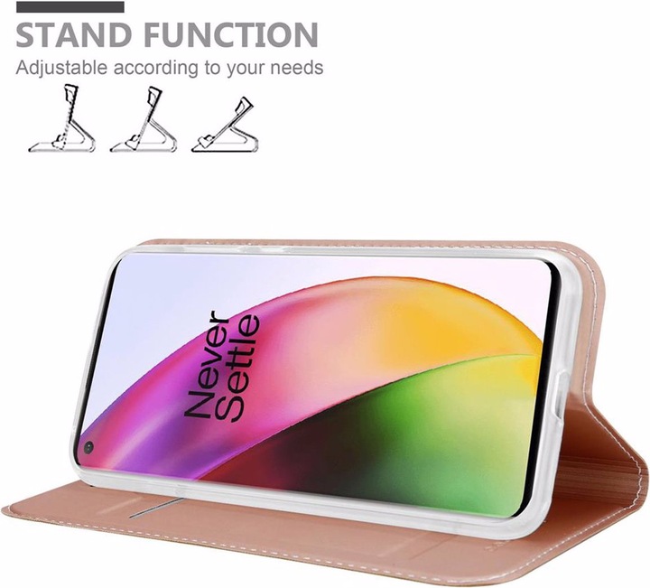 Actual product image Cadorabo Book Classy Style Cover (Oneplus 8)