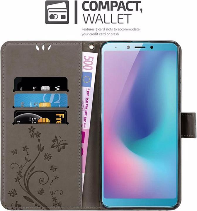 Image du produit Cadorabo Couverture du livre de fleurs (Samsung Galaxy A6s)