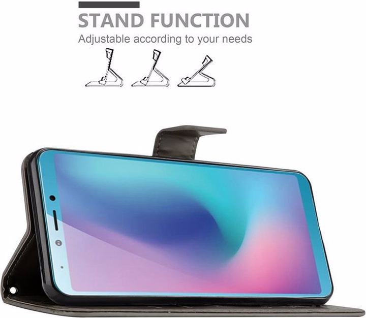 Produktbild Cadorabo Flower Book Cover (Samsung Galaxy A6s)
