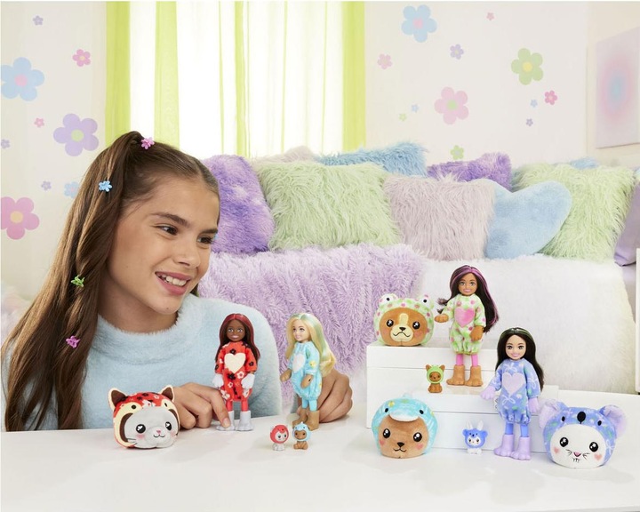 Productafbeelding Barbie Cutie Onthulling Chelsea Kostuum Cuties Serie - Konijntje in Koala