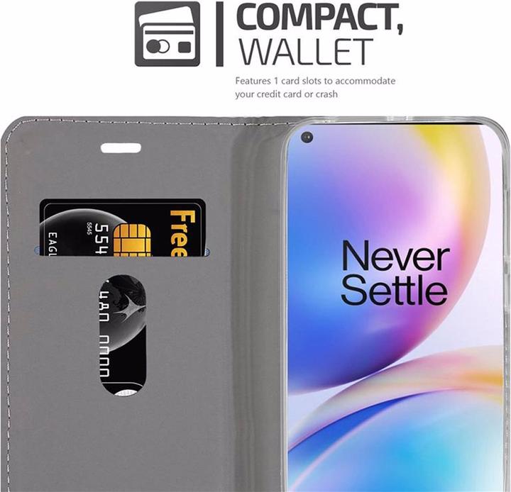 Actual product image Cadorabo Book Jeans Optics Cover (OnePlus 8 Pro)