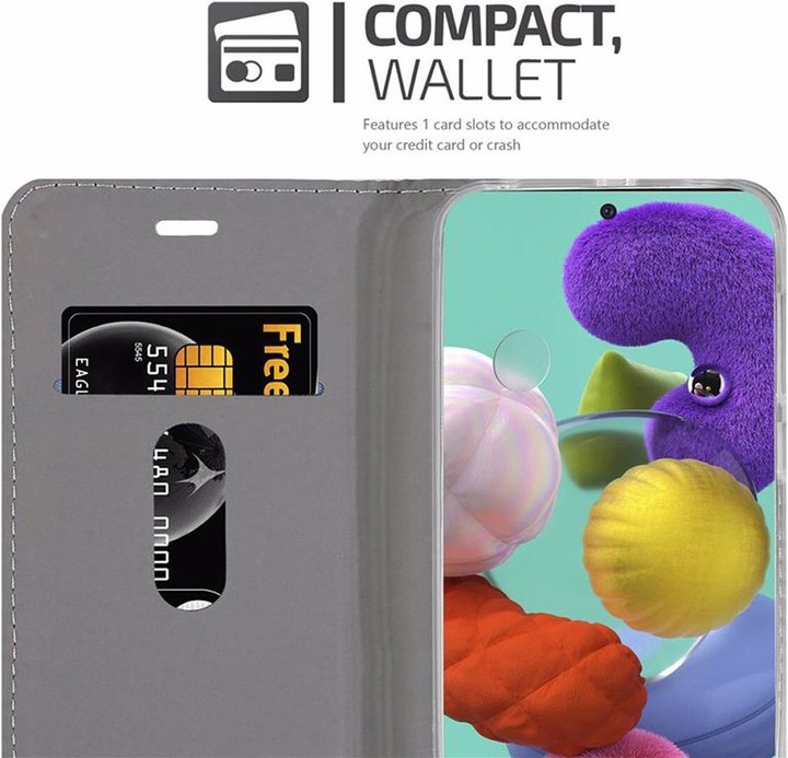 Produktbild Cadorabo Book Jeans Optik Cover (Samsung Galaxy A51 5G)