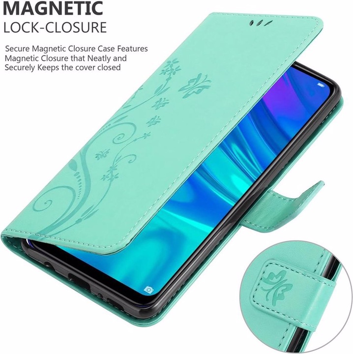 Produktbild Cadorabo Flower Book Cover (Huawei P Smart (2019))