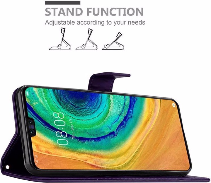 Produktbild Cadorabo Flower Book Cover (Huawei Mate 30)