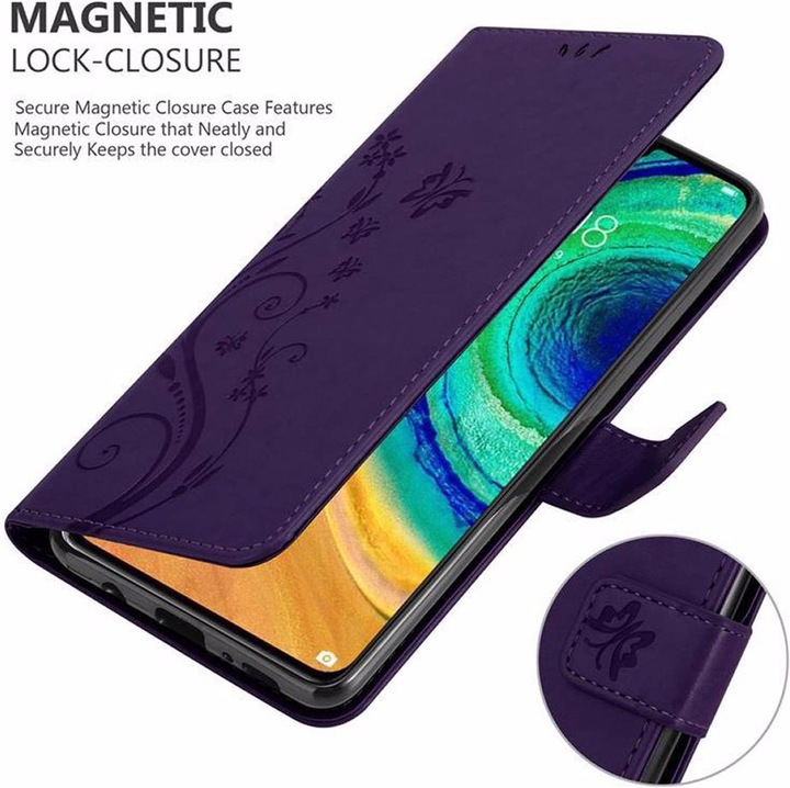 Produktbild Cadorabo Flower Book Cover (Huawei Mate 30)